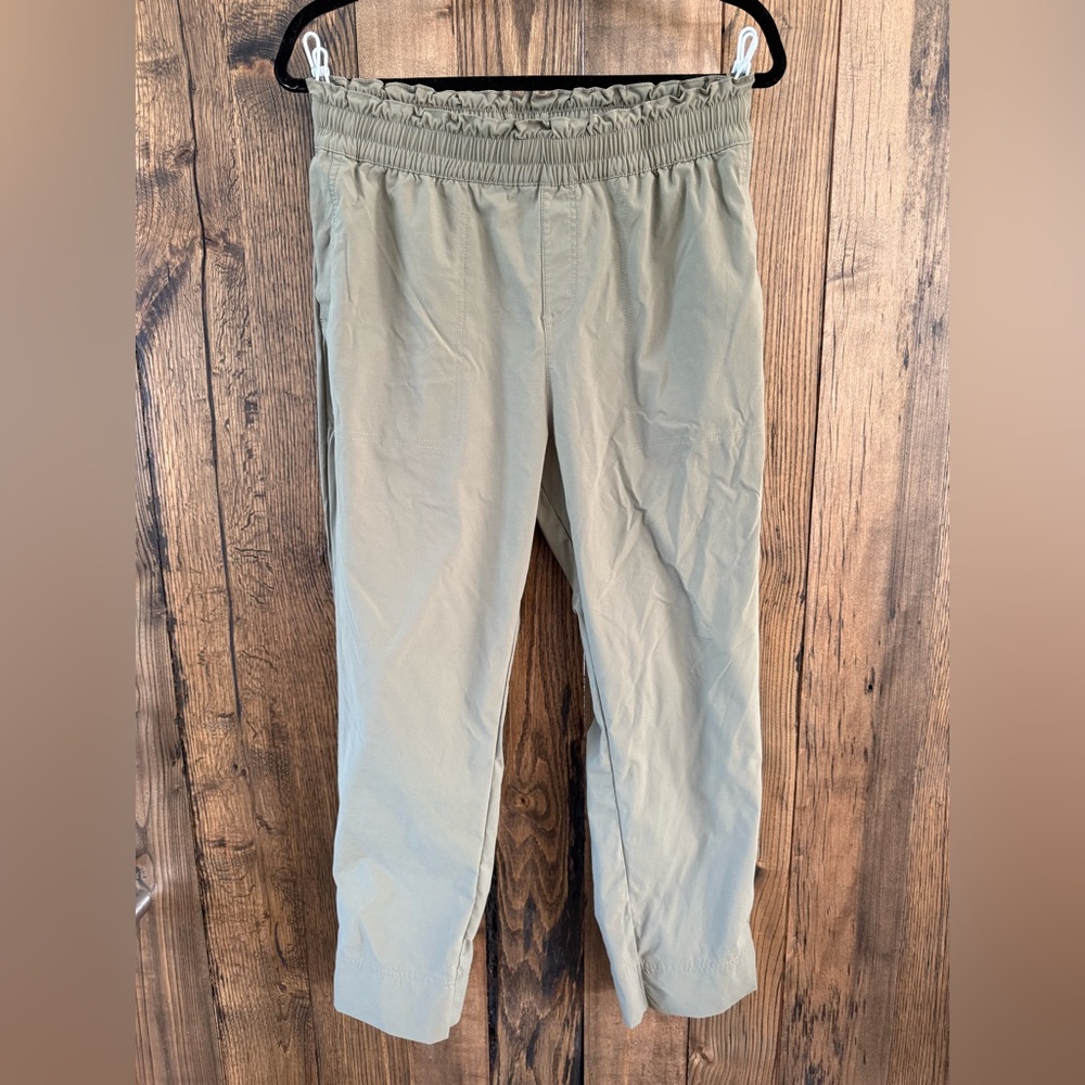 Columbia Outdoor Pants Women’s M Olive Stretch Drawstring Hem